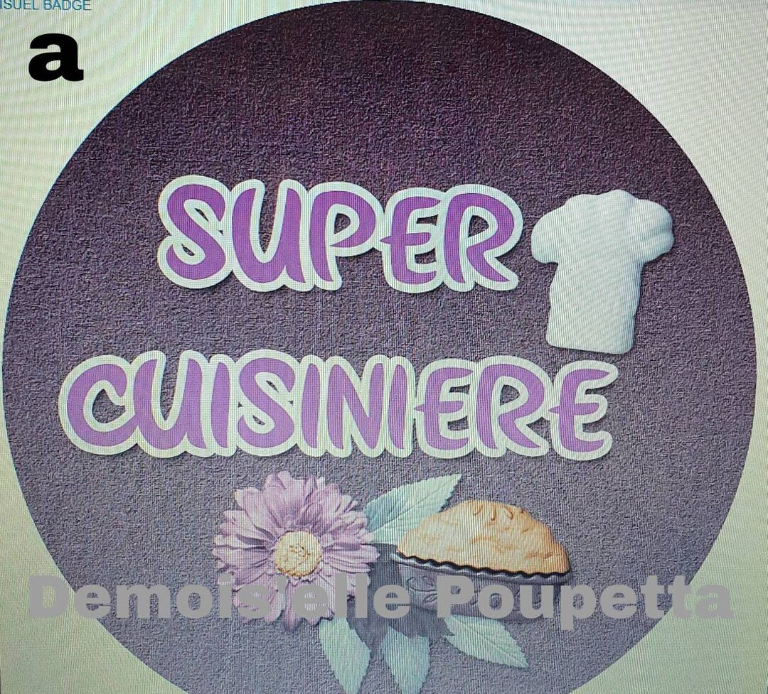 Badge-magnet Cook - Etsy