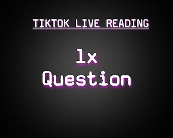 Tiktok Live Readings (Question)