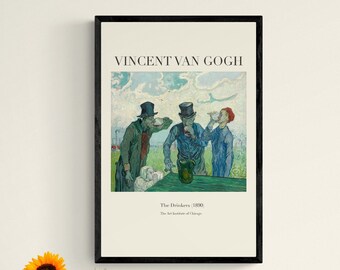 Vincent Van Gogh - Die Trinker Wandkunst
