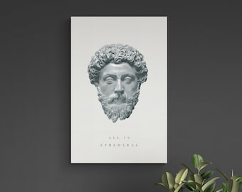 Marcus Aurelius - Printable Wall Art - 'Alles ist vergänglich'