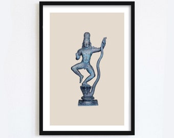 Krishna - Druckbare minimalistische Wandkunst