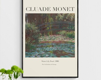 Claude Monet - Seerosenteich druckbare Wandkunst