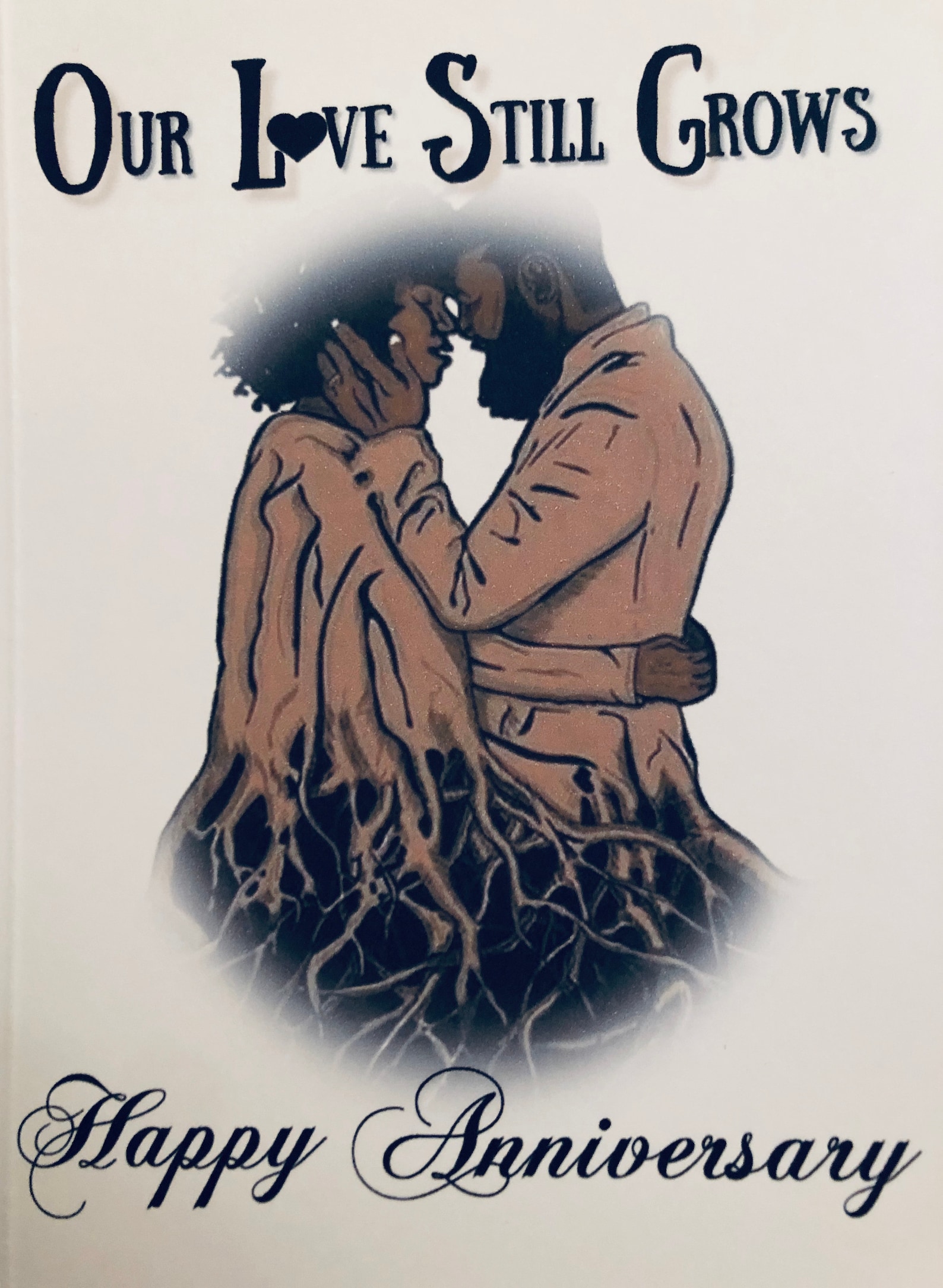 Happy Anniversary Ethnic Afro Caribbean African American Card Etsy
