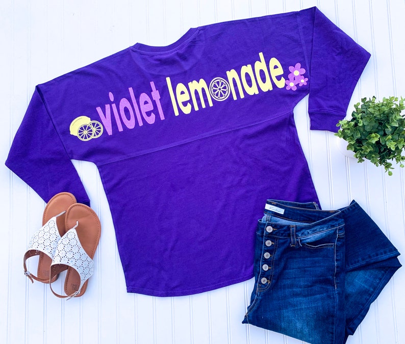 Violet Lemonade Disney Snack Spirit Jersey Shirt Epcot Flower And Garden Festival Violet Lemonade Disney World Spirit Jersey Shirt