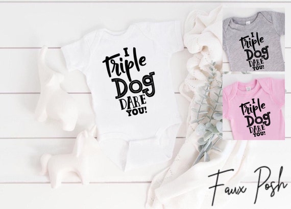A Christmas Story Baby Triple Dog Dare Bodysuit Etsy
