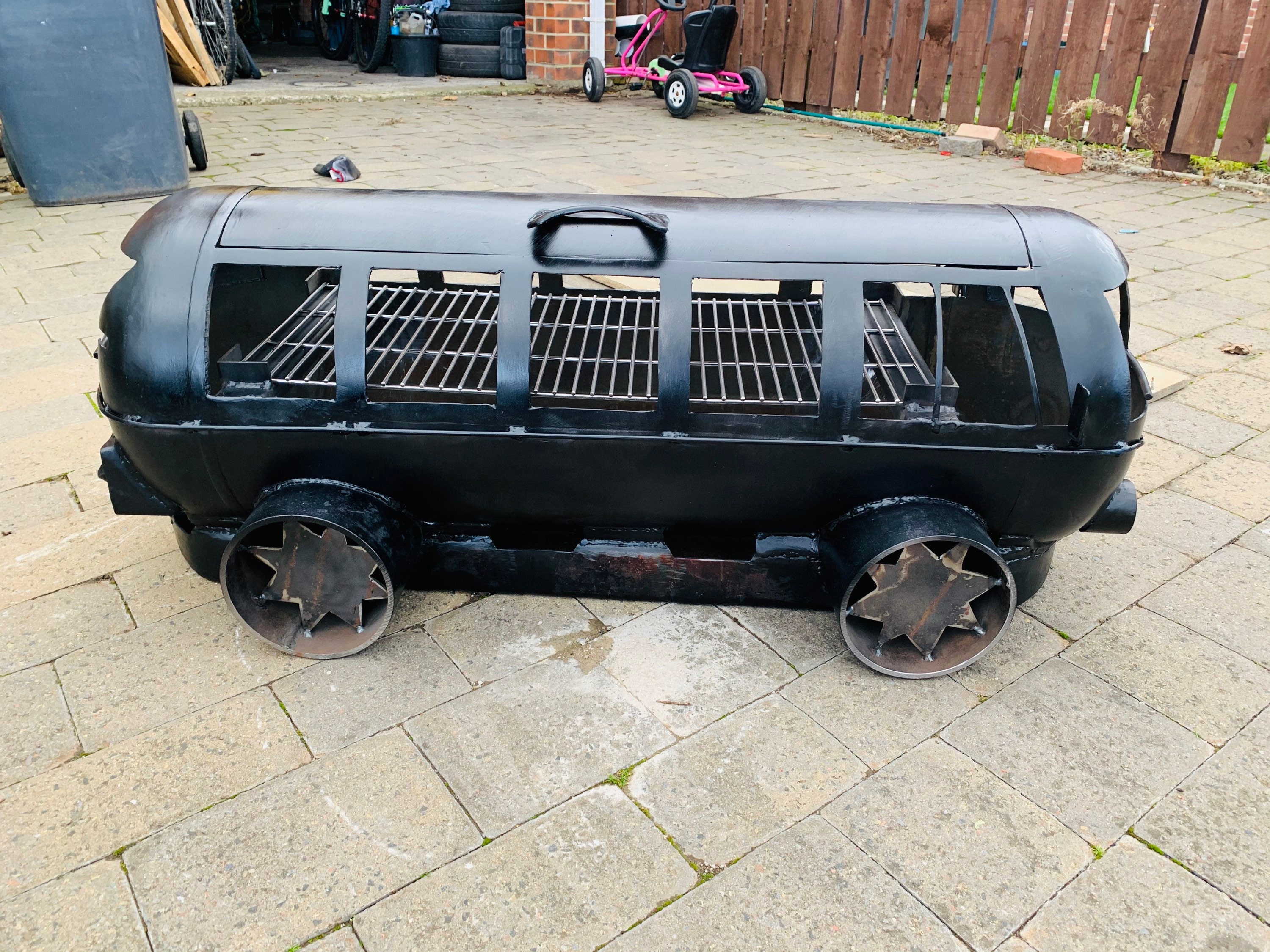 Vw Camper Van BBQ Grill/ Log Burner/ Fire Pit/ Planter/ Etsy UK