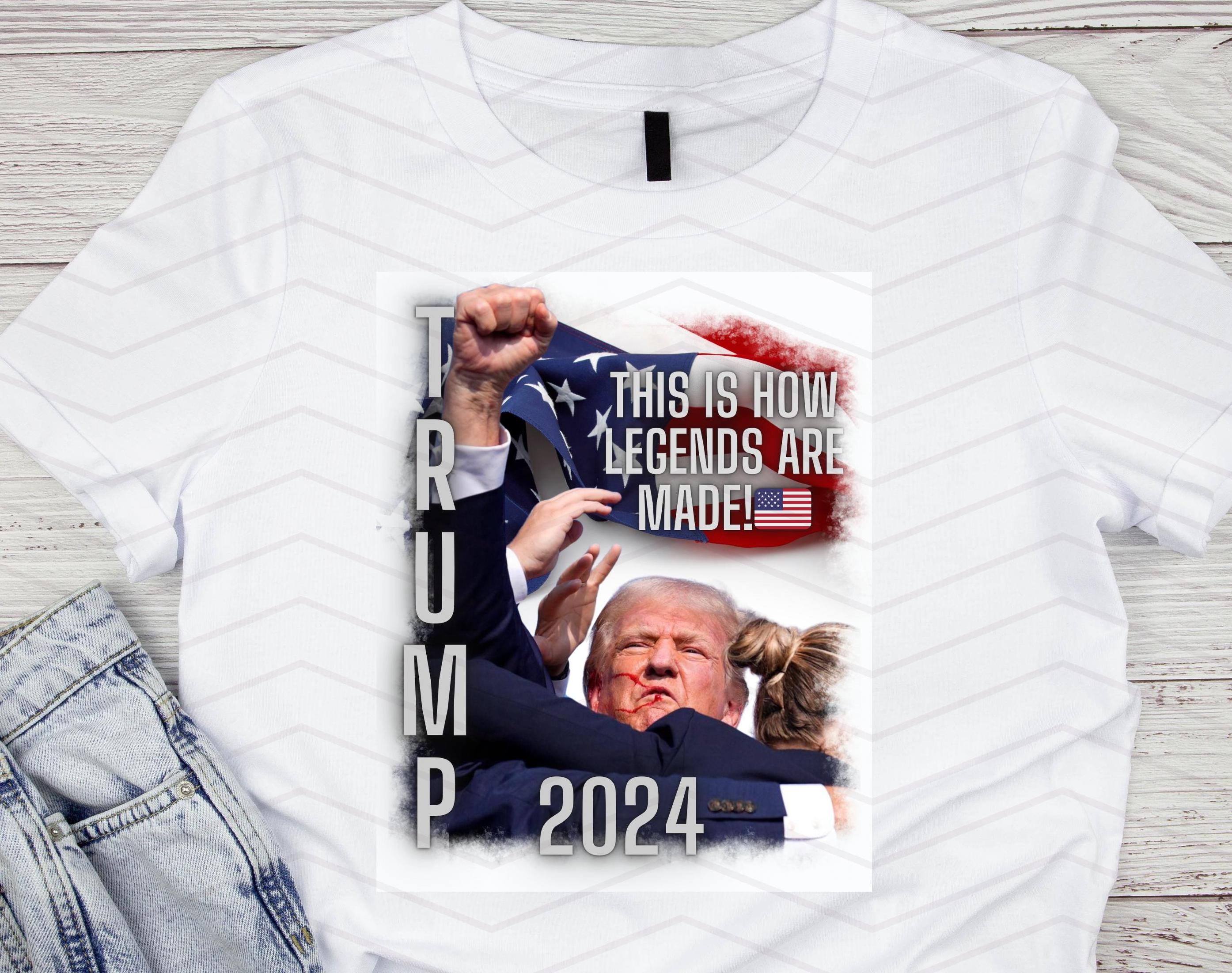 Trump 2024 Rally Tshirt Design Digital Download - Etsy