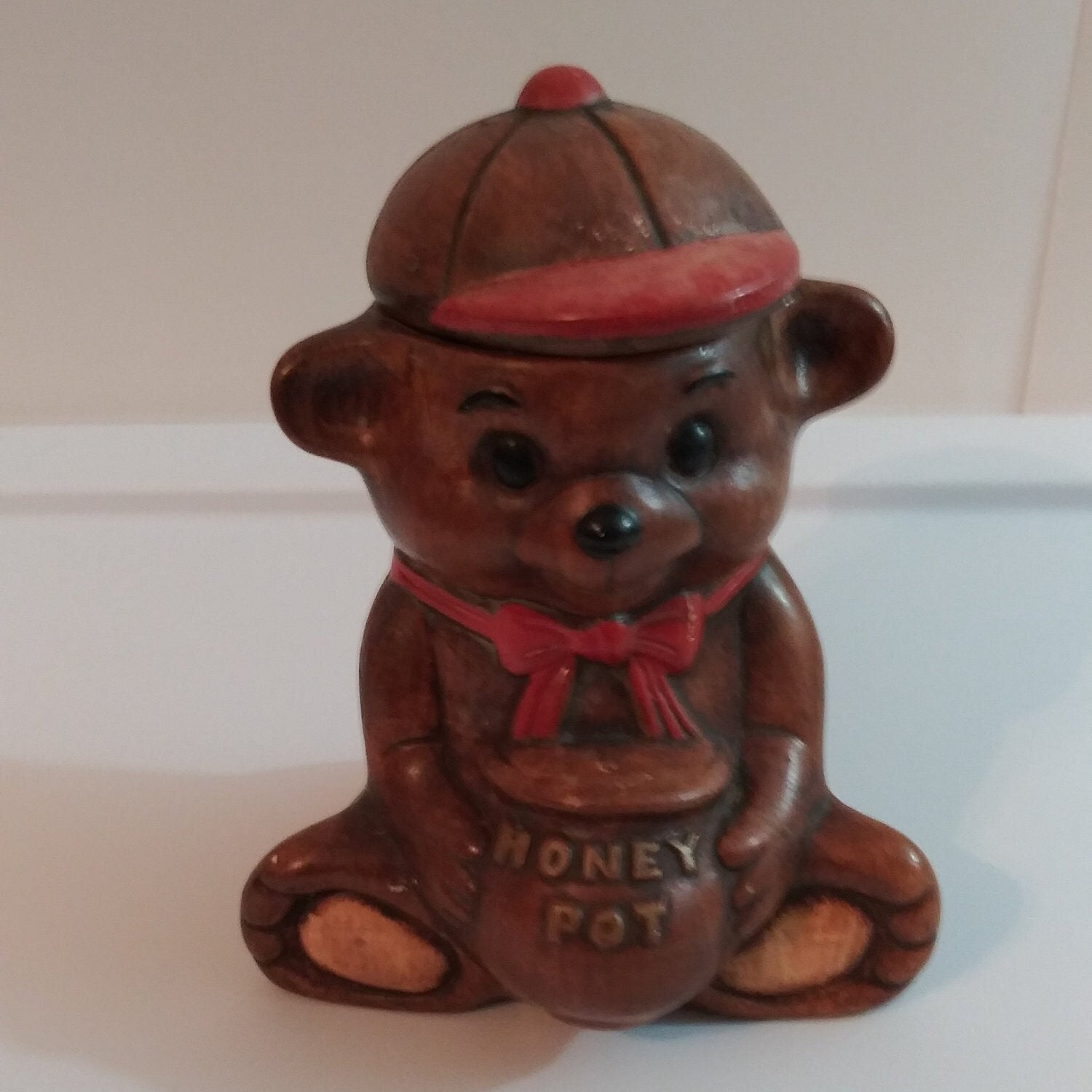 Treasure Craft Honey Pot Bear With Hat Excellent Condition Etsy