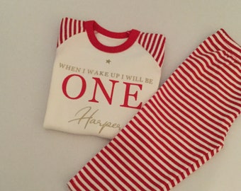 monogrammed baby pajamas