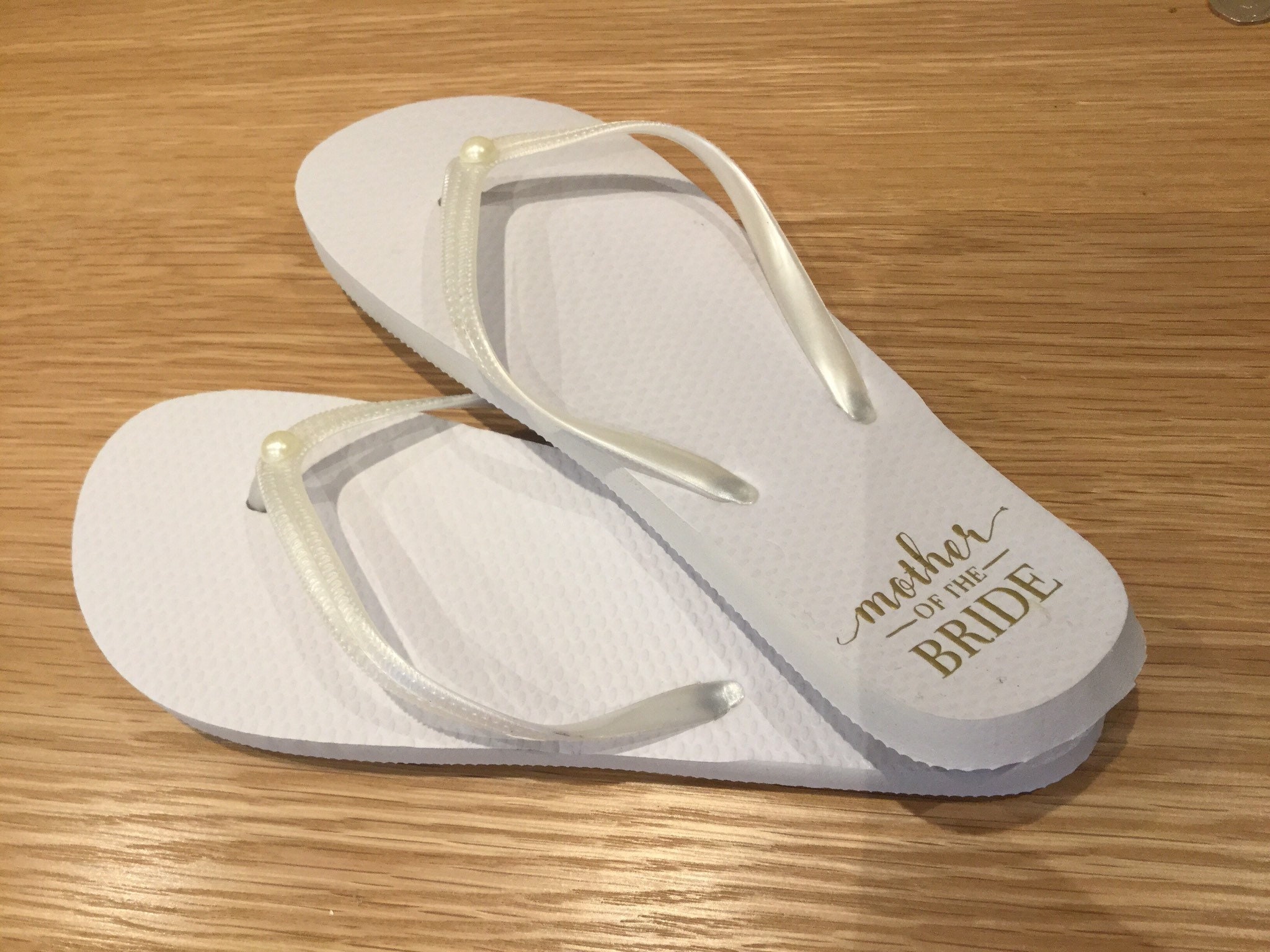mother of the bride flip flops