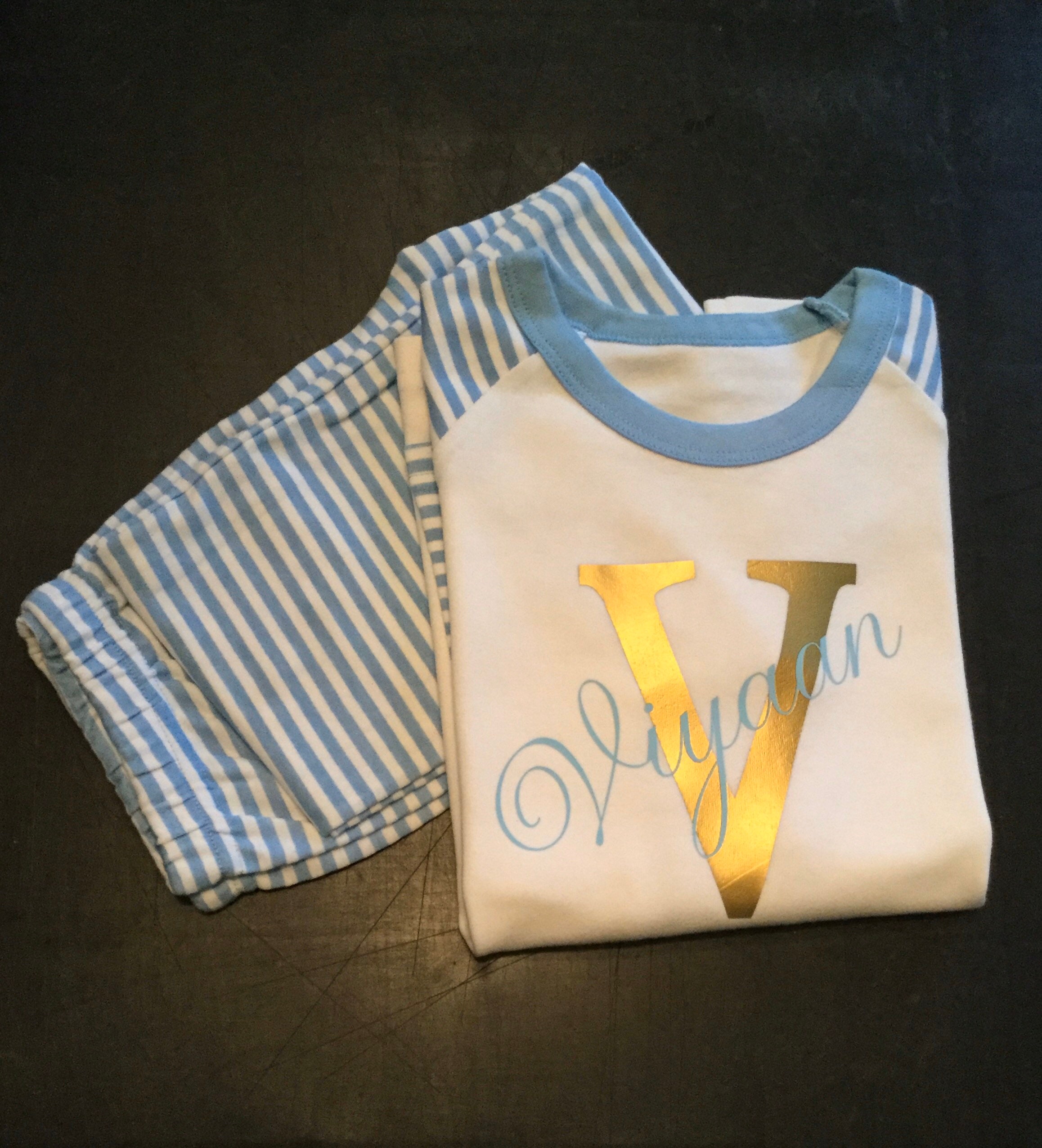 Personalised pyjamas Custom pyjamas name pyjamas Kids Etsy