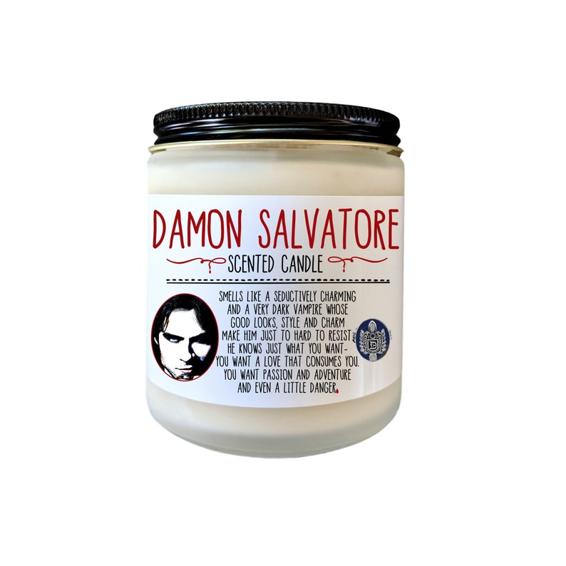 Damon Salvatore Vampire Candle