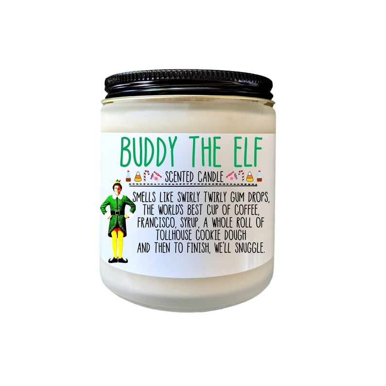 Buddy The Elf Christmas Candle Holiday Gift Scented Candle Etsy