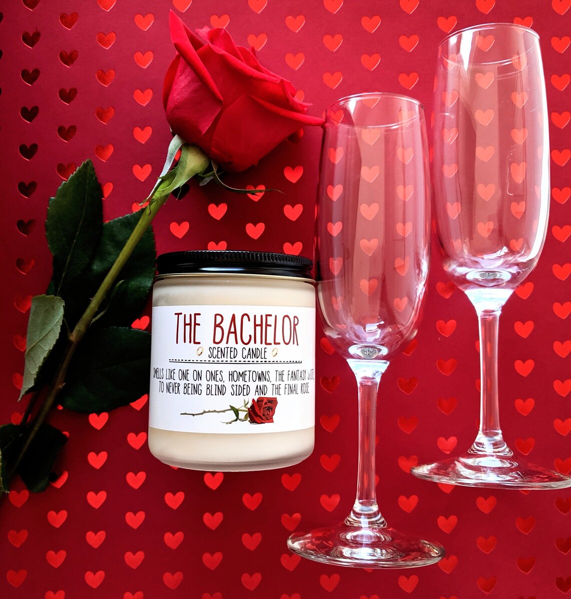The Bachelor Candle The Bachelor TV Show Final Rose Bachelor Etsy