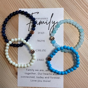 Family Matching Bracelets, Family Bracelet Set, Mommy and Me, Father and Daughter, Mother and Son, Back to School Bracelet, Father and Son