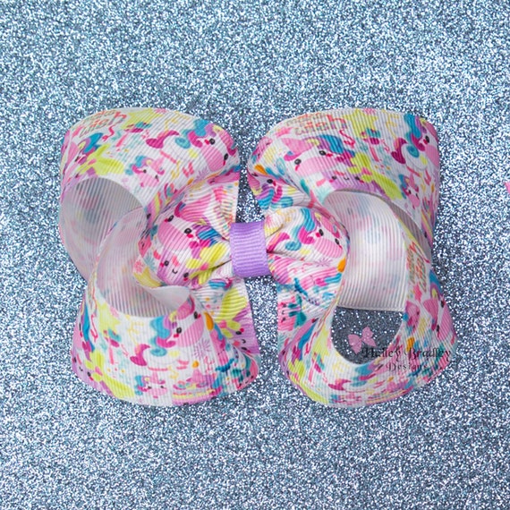 Make A Wish Unicorn Hair Bow Toddler Hair Bows Girls Hair Etsy