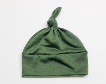 green infant hat