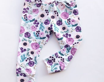 purple baby leggings