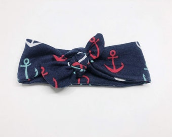 black royal blue Girls school 4cm wide soft stretch headbands,in red