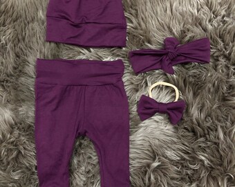 baby boy purple outfit