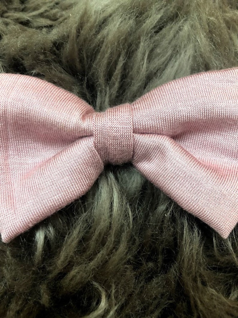 Dusty Rose Ash Pink Baby Girl Bow Newborn Nylon Headband Hair Clip Photo Prop Take Home Outfit Birthday Party Baby Shower Gift Toddler