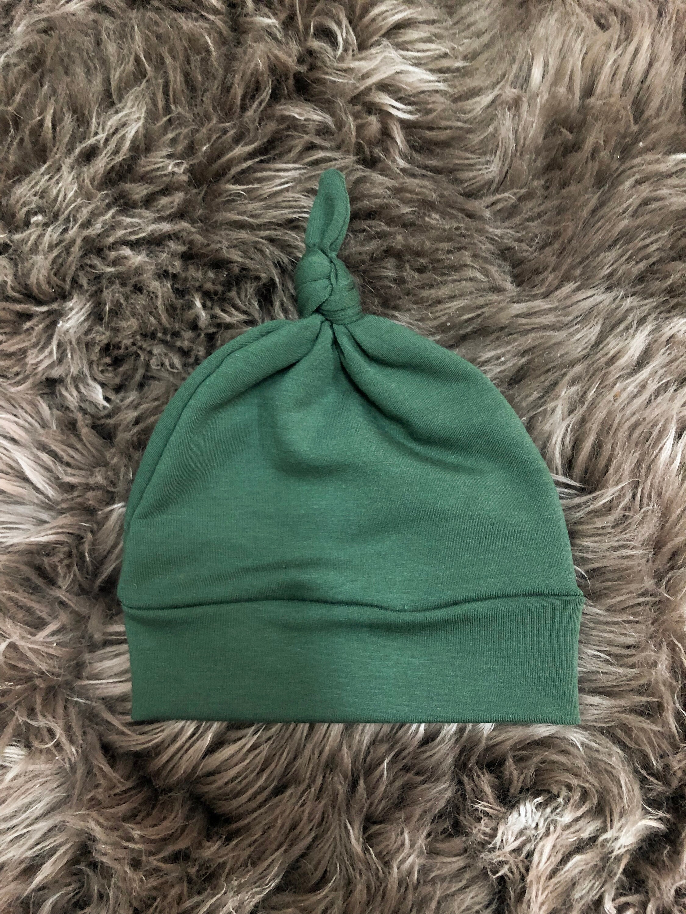 hunter green beanie