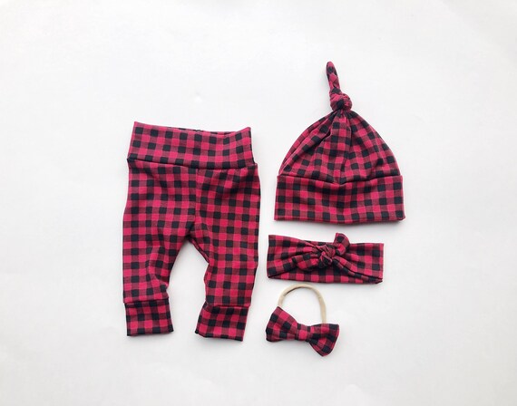 baby girl plaid leggings