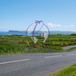 Coastal Irish Road | Downloadable Printable Art | Wall Art | Landscape Photography | Europe | Ireland | Roadways | Color Print
