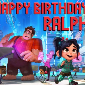 Wreck it Ralph Personalized Banner 48&quot; x 24&quot;