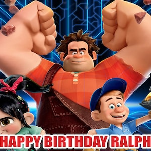 Wreck it Ralph Personalized Banner 48&quot; x 24&quot;