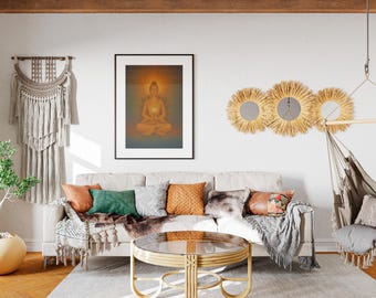 Spiritual and Mystical-Themed Poster | 12" x 18" Gloss Print |Wall Art for Inner Peace & Energy