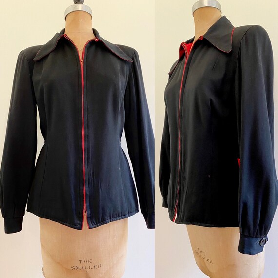 Cool Vintage 40s Reversible Ski Jacket | 1940s Vin