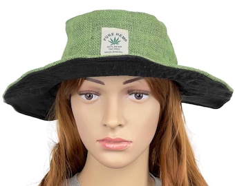 Pure Hemp Sun Hat Handmade in Nepal