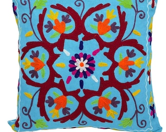 Handmade Suzani Embroidered Cushion Covers