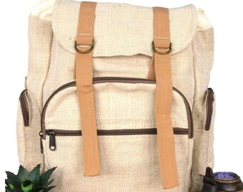 Handmade Boho Cotton Canvas Backpack