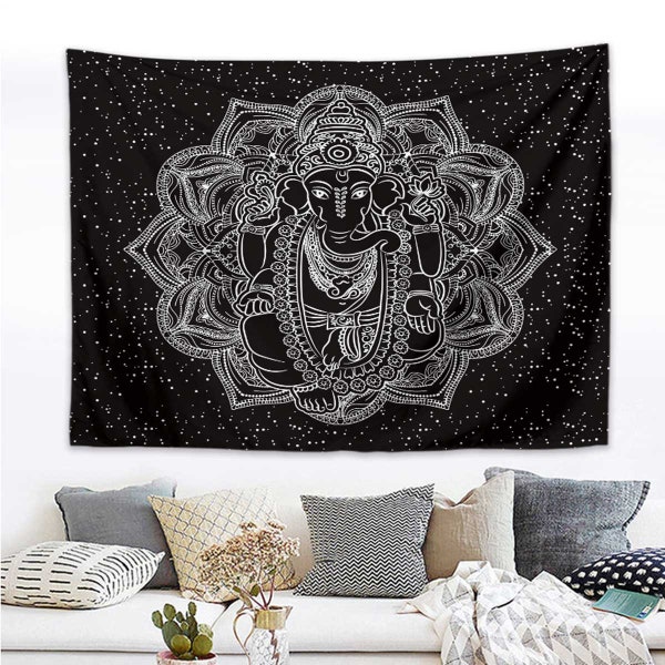 Ganesha Tapestry Etsy