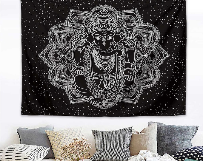 Ganesha Tapestry Wall Hanging