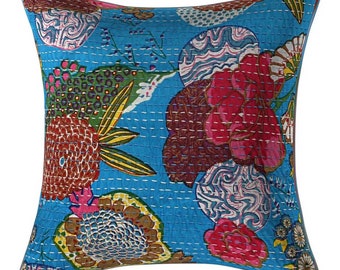 Handmade Kantha Cushion Cover