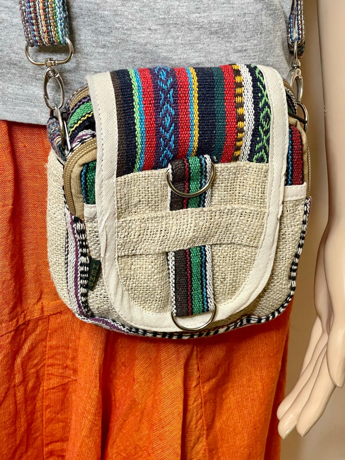 Shoulder Bag 100 Pure Wild Himalayan Hemp Handmade in Nepal Etsy