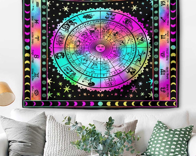 Zodiac Tapestry Wall Hanging