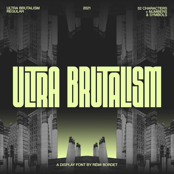 Ultra Brutalism Typeface