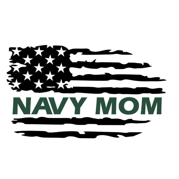 Navy Mom Flag Decal,Military Family Flag,US Navy Flag,US Navy Mom Flag Vinyl Decal,Navy Flag,Navy Vinyl Decal,Thin Green Line Flag,USA Flag