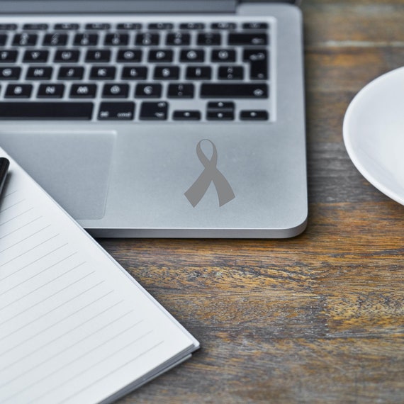Grey Cancer Ribbon,brain Cancer Ribbon,brain Tumor Ribbon,grey