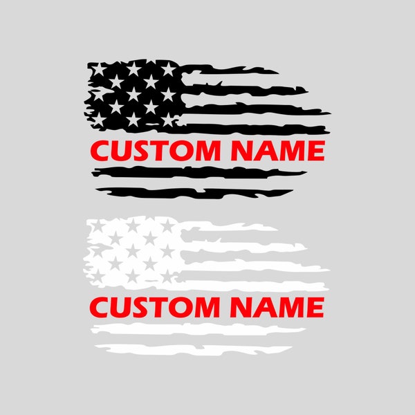 PERSONALIZED Thin Red Line Flag,Personalized Red Thin Line Flag,Personalized Hero Flag Decal,Custom Red Line Decal,Custom Thin Red Line Flag