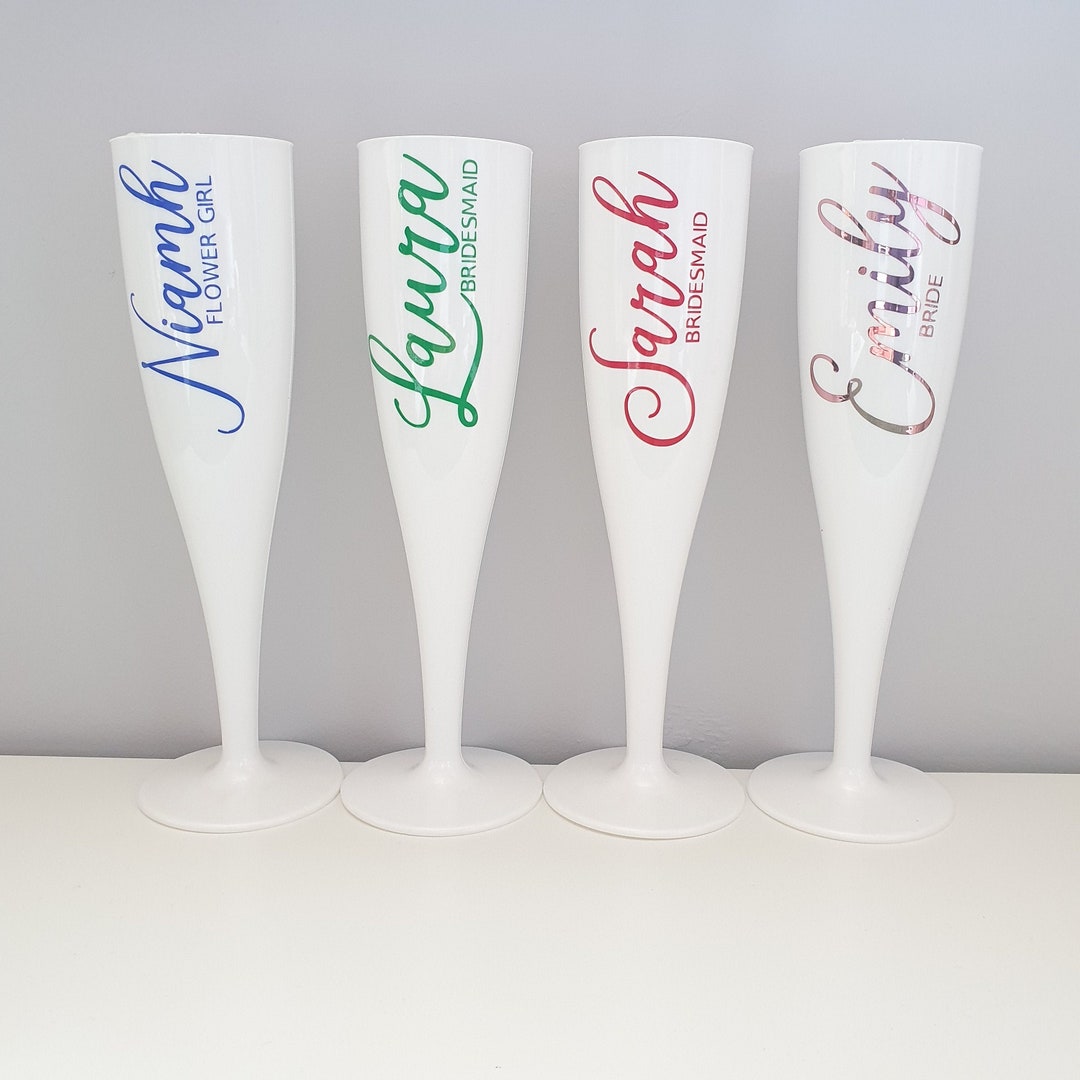 Flûte de champagne blanche flûte de mariage verre de Etsy France