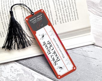 Spicy Reader Book club Ticket Style Bookmark, Booktok, Spicy reader gift,