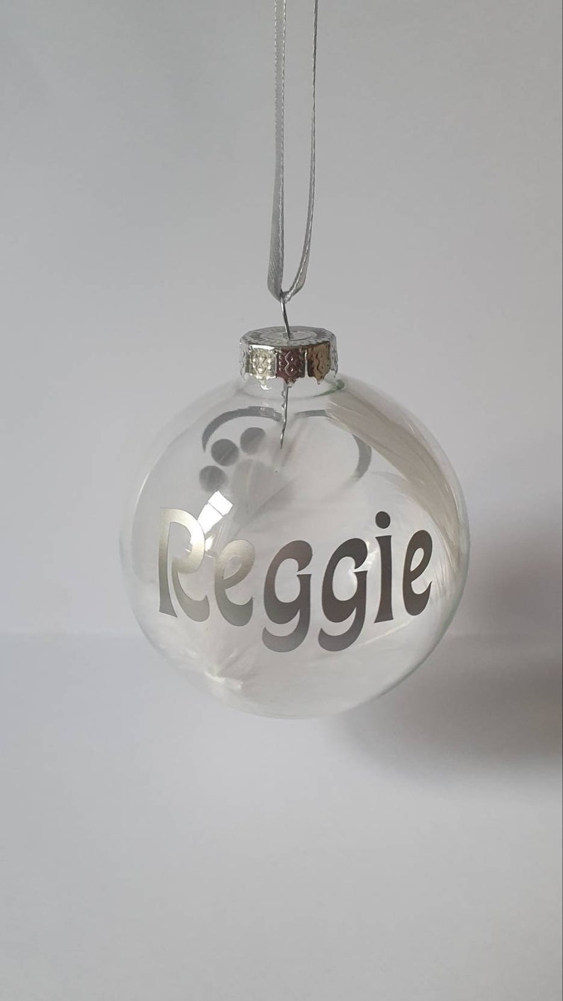 Personalised Pet Memorial Bauble Dog Memorial Christmas Etsy UK
