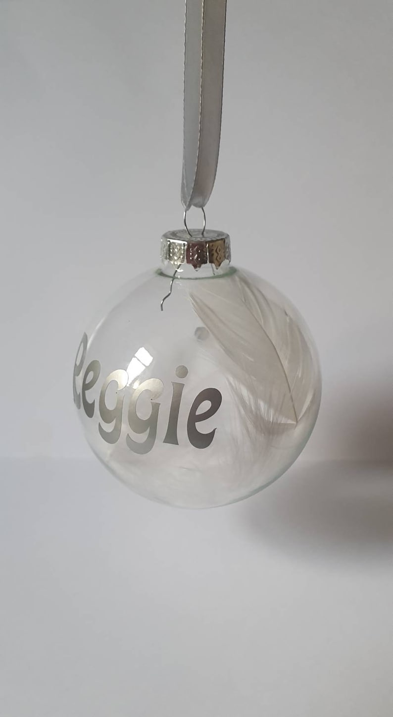 Personalised Pet Memorial Bauble Dog Memorial Christmas Etsy UK