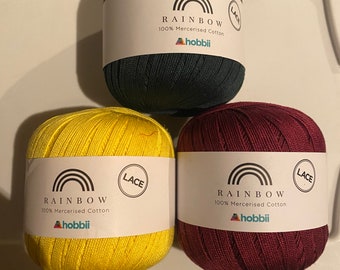 Rainbow hobbii lace