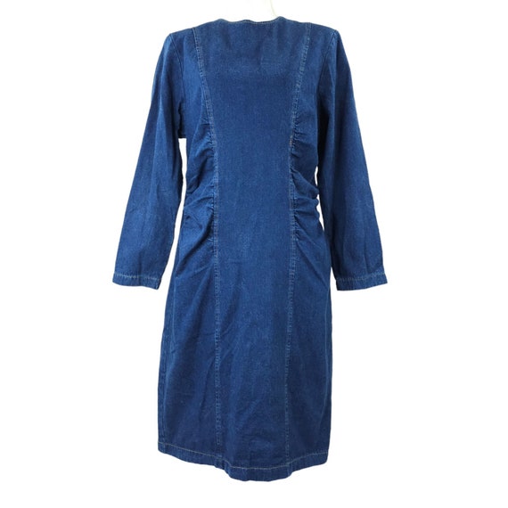 white christmas dresses Northern Sky Fringe Puff Sleeve Midi Dress Denim Blue– Selfie Leslie main image 1